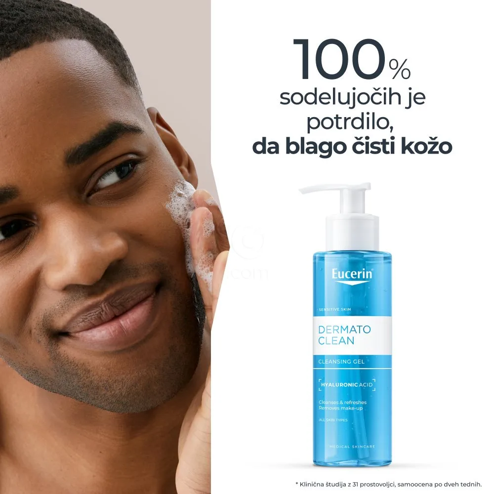 Eucerin DermatoClean [Hyaluron], čistilni gel (200 ml) 